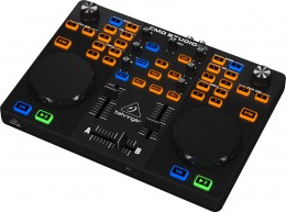 BEHRINGER CMD STUDIO 2A MIDI контроллер для DJ на 2 деки, со встроенным 4 канальным аудио интерфейсом