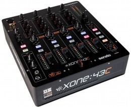 XONE:43C / Клубный DJ микшер, встроенная звуковая карта, 4 стерео канала / ALLEN&HEATH