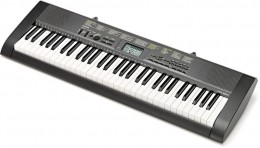 CASIO CTK-1250 cинтезатор 61 клавиша, Пассивная клавиатура, 100 тембров, 100 стилей автоаккомпанемента, 100 встроенных композици