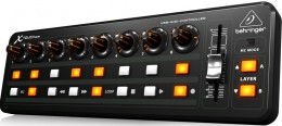 BEHRINGER X-TOUCH универсальный MIDI контроллер, 9 моторизованных фейдеров, ЖК-экраны на канальных линейках, подключение - Ether