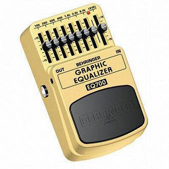 Behringer EQ700 - 7-полосный графический эквалайзер для гитары или клавишных