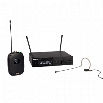 SHURE SLXD14E/153B H56 радиосистема с поясным передатчиком SLX-D и микрофоном MX153B 518-562MHz