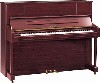Yamaha U1J PM  пианино 121см., цвет красное дерево, полированное, с банкеткой