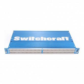 SWITCHCRAFT 9625 студийный 96-канальный патчбэй, в комплекте 1 патчкорд длиной 1 фут