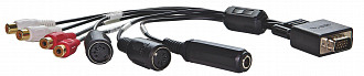RME ALVA BF-BOCMKH 15-pin D-sub to 4 x RCA female Analog, 2 x MIDI, 1 x Phones, кабель для Babyface
