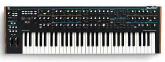 Novation Summit двухмодульный 16ти голосый полифонический синтезатор. 61 клавиша с тремя оксфордскими осциляторами