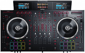 NUMARK NS7III, DJ-контроллер, Serato DJ Pro (в комплекте), моторизованные джоги, емкостные ручки, корпус: металл, 3 дисплея