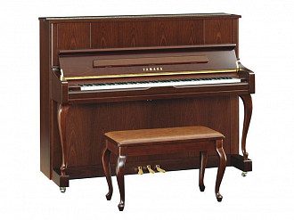 Yamaha U1J CPSDW  пианино 121см., цвет темный орех сатинированное, с банкеткой