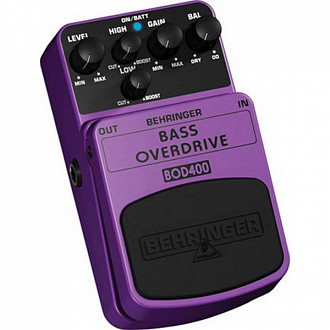 Behringer BOD400 - педаль эффектов (овердрайв) с ламповым звучанием для бас-гитар