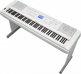 Yamaha DGX-660WH  синтезатор с автоаккомпанементом, 88 клавиш, 192 полифония, 205 стилей, 554 тембра