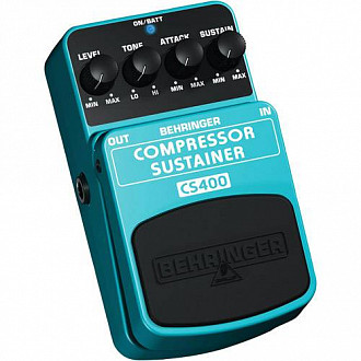 Behringer CS400 - педаль эффектов динамической обработки для гитар, бас-гитар и клавиш