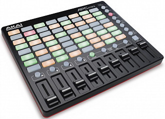 Akai Pro APC Mini  USB контроллер для Ableton, сетка Clip Launch 8x8, 8 поканальных фейдеров, 1 маст