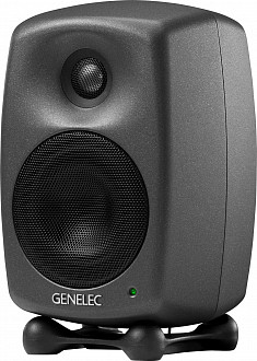 Genelec 8020DPM активный 2-полосный монитор, НЧ 4" 50Вт, ВЧ 0.75" 50Вт. Подставки. Темный