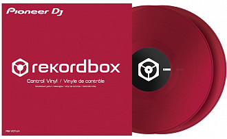 PIONEER RB-VD1-CR Тайм-код пластинки для rekordbox DVS, красные (пара)