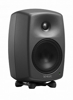Genelec 8030CP активный 2-полосный монитор, НЧ 5" 50Вт, ВЧ 0.75" 50Вт. Подставки. Темный