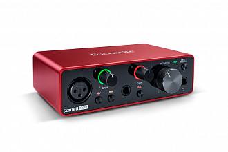 FOCUSRITE Scarlett Solo 3rd Gen аудио интерфейс USB, 2 входа/2 выхода