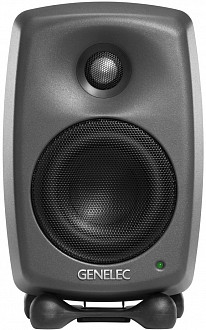 Genelec 8320APM активный 2-полосный монитор, НЧ 4" 50Вт, ВЧ 0.75" 50Вт. Подставки. Опциональная настройка GLM калибратором. Темный