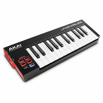 Akai Pro LPK25 Wireless  Портативный беспроводной USB/MIDI-контроллер, 25 чувствительных мини-клавиш