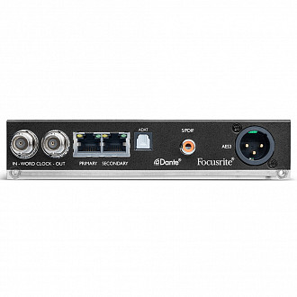 Focusrite Pro ISA ADN2 Опциональная карта для ISA One, Dante 2 канала, резервирование, AES3 2 канала, S/PDIF 2 канала, ADAT 2 ка
