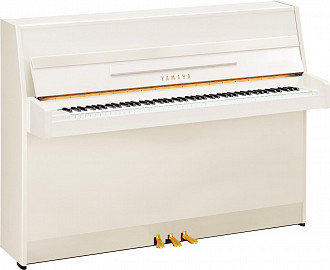 Yamaha JU109PWH  пианино 109см., цвет белый, полированное, с банкеткой