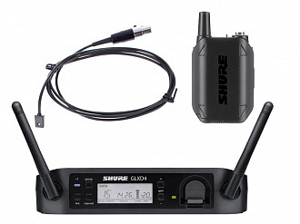 SHURE SLXD14E H56 радиосистемы с поясным передатчиком SLX-D и кабелем WA305 518-562MHz