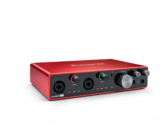 FOCUSRITE Scarlett 8i6 3rd Gen аудио интерфейс USB, 8 входов/6 выходов