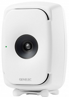 Genelec 8341AW активный 3-полосный монитор, 2 овальных НЧ 6.6"x3.5" 250Вт, коакс. СЧ 3.5" 150Вт+ВЧ 0.75" 150Вт. Подставки. Белый