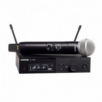 SHURE SLXD24E/SM58 H56 одноканальная цифровая радиосистема с ручным передатчиком SM58 518-562MHz