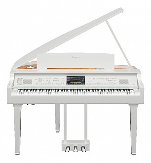 Yamaha CVP-809GPWH  электророяль, 88 клавиш, клавиатура GrandTouch™Keyboard, 256 полифония,2143темб