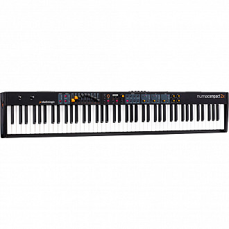 STUDIOLOGIC Numa Compact 2x - Компактное цифровое пианино/контроллер, 88-нотная клавиатура, полувзвешенная с послекасанием механика Fatar TP/9 PIANO, полифония 128 голосов, 88 тембров, True Sound, Tone wheel organ, Synth engine, Audio over USB, усилитель 