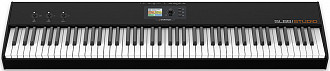 STUDIOLOGIC SL88 Studio - USB MIDI клавиатура, 88 клавиш с молоточковой механикой и послекасанием Fatar TP/100LR, 250 программ, TFT LCD дисплей 320×240 точек, 3 программируемых Stick, энкодер навигации, в комплекте педаль переключения PS100, адаптер элект