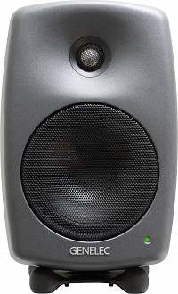 Genelec 8430APM активный 2-полосный монитор с поддержкой IP протокола AES67, НЧ 5" 50Вт, ВЧ 0.75" 50Вт. Подставки. Темный