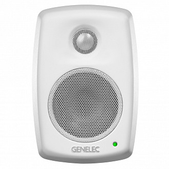 Genelec 4010AW активная 2-полосная АС, НЧ 3" 25Вт, ВЧ 0.75" 25Вт. Белая