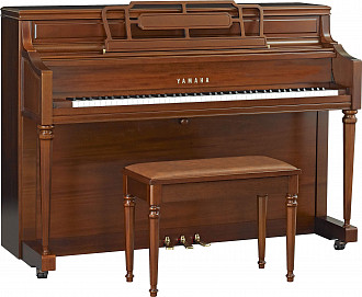 Yamaha M2SDW  пианино 110см, консольного типа, цвет тёмный орех, сатинированное, с банкеткой