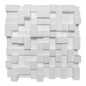 Акустический диффузор Echoton Pixels StyroFoam БЕЛЫЙ 600 х 600 мм