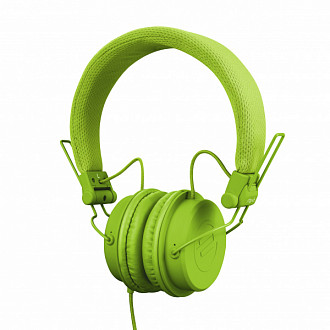 Reloop RHP-6 Green  профессиональные DJ наушники закрытого типа с iPhone контролем