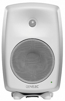 Genelec 8040BWM активный 2-полосный монитор, НЧ 6.5" 90Вт, ВЧ 0.75" 90Вт. Подставки. Белый