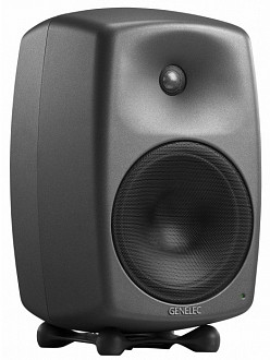 Genelec 8350APM активный 2-полосный монитор, НЧ 8" 200Вт, ВЧ 1" 150Вт. Подставки. Опциональная настройка GLM калибратором. Темный